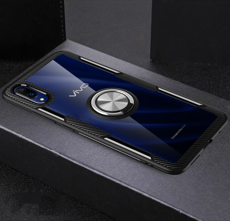 Scratchproof TPU + Acrylic Ring Bracket Protective Case for VIVO X23