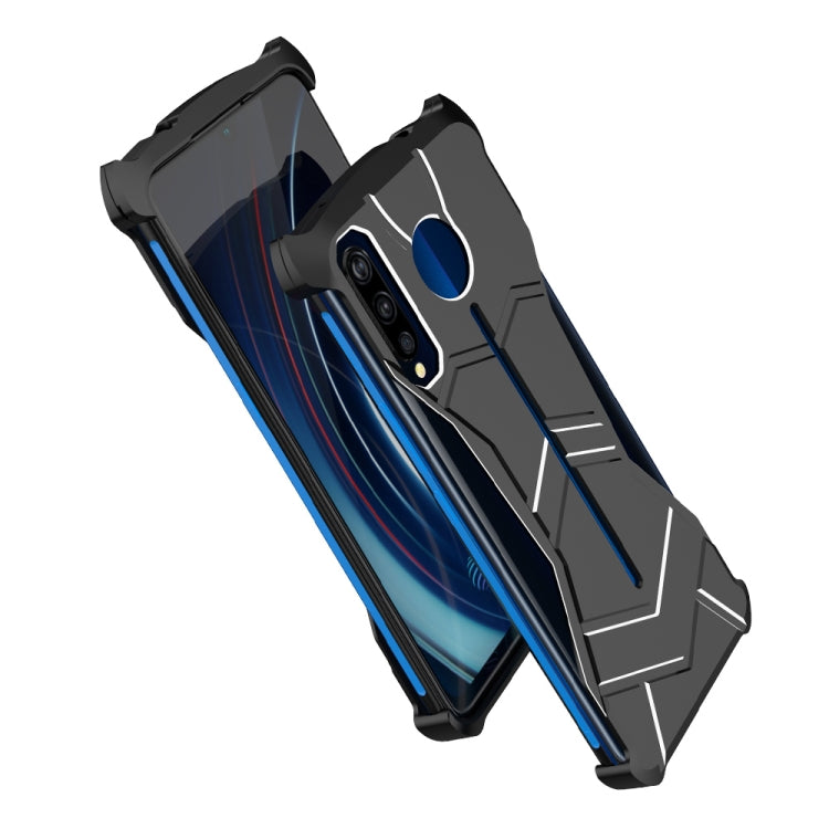 R-JUST Magnet Adsorption Metal Polished Texture Phone Case for VIVO iQOO (Black)