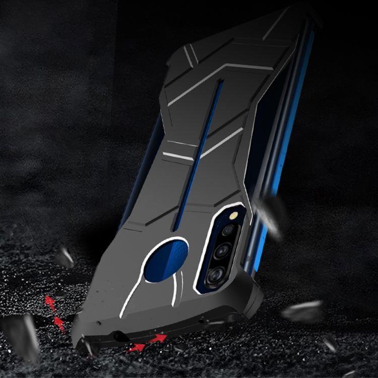 R-JUST Magnet Adsorption Metal Polished Texture Phone Case for VIVO iQOO (Black)