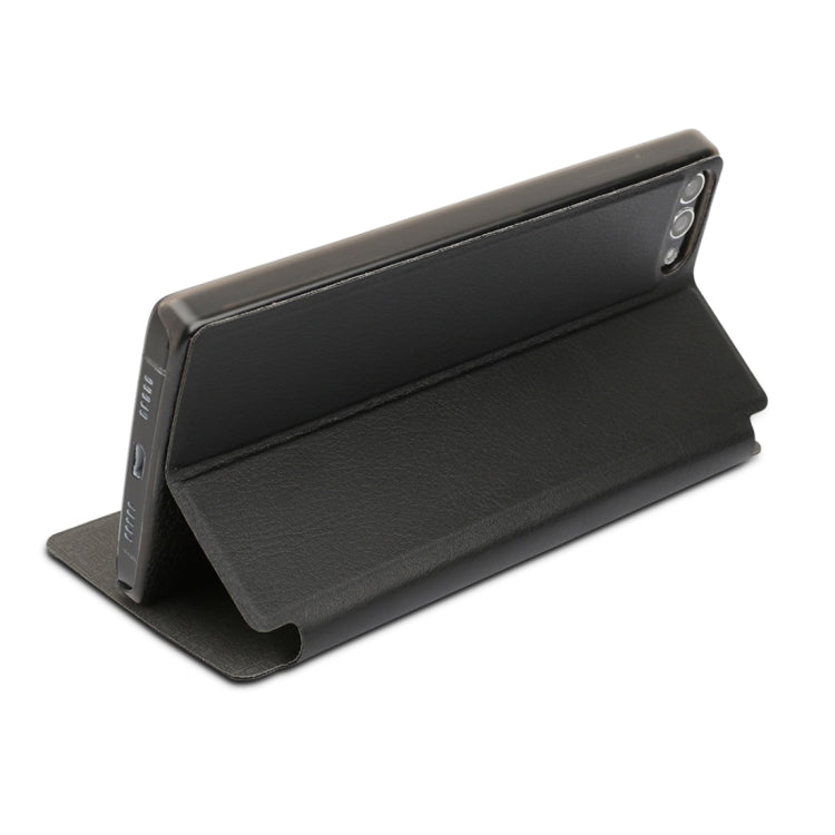 OCUBE for HOMTOM S9 Plus (MPH1900) Spring Texture Horizontal Flip Leather Case with Holder(Black)