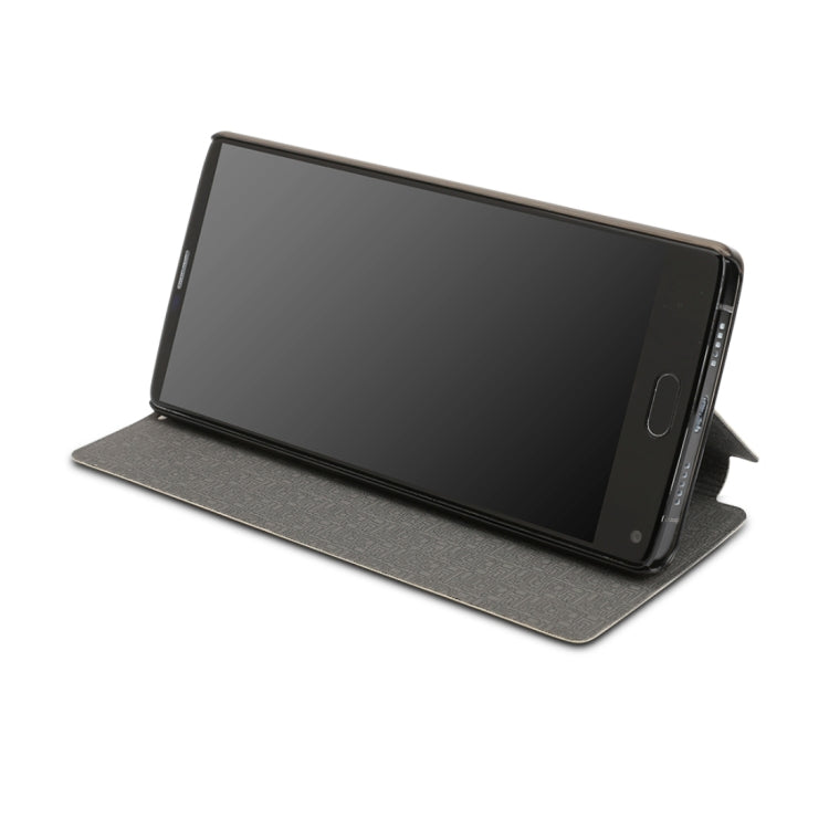 OCUBE for HOMTOM S9 Plus (MPH1900) Spring Texture Horizontal Flip Leather Case with Holder(Black)