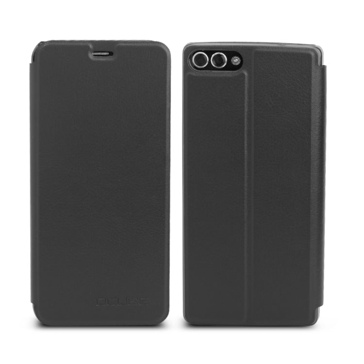 OCUBE for HOMTOM S9 Plus (MPH1900) Spring Texture Horizontal Flip Leather Case with Holder(Black)
