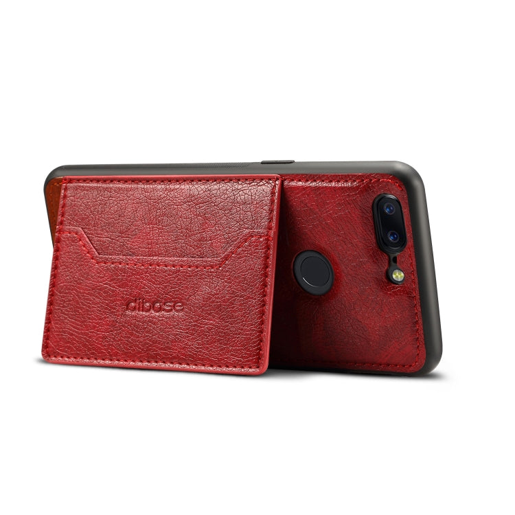 Dibase TPU + PC + PU Crazy Horse Texture Leather Case for OnePlus 5T