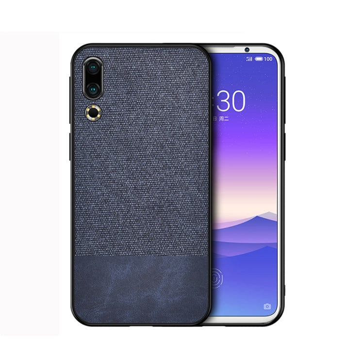 Shockproof Splicing PU + Cloth Protective Case for Meizu 16S