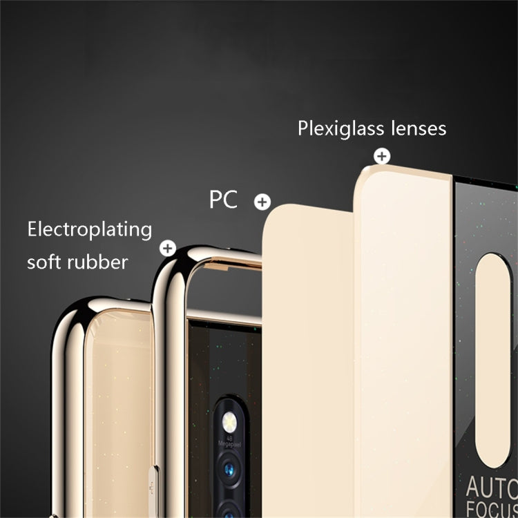 Electroplated Mirror Glass Protective Case for Vivo X27 Pro