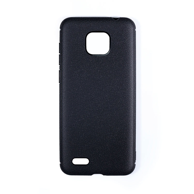 Shockproof Leather Texture TPU Case for ULEFONG Note 7 (Black)