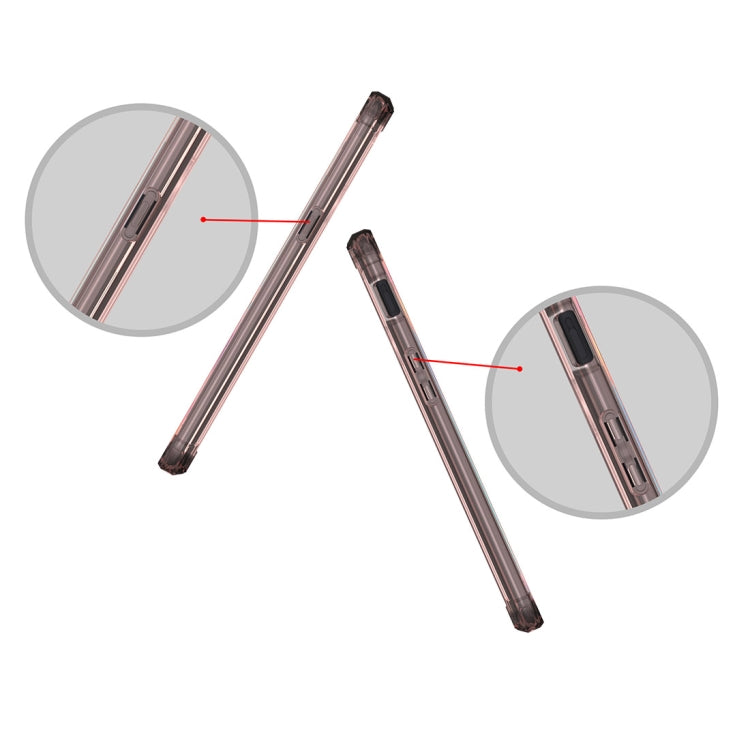 For OnePlus 5T Acrylic + TPU Shockproof Transparent Armor Protective Back Cover Case