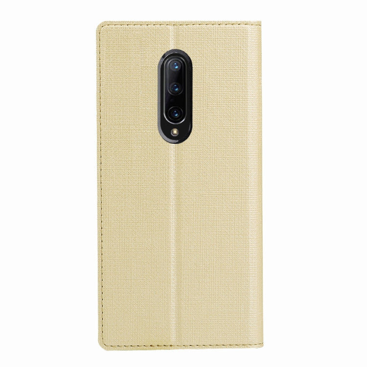 ViLi Texture PU Leather Case for Oneplus 7 Pro ,with Holder & Card Slots & Wallet