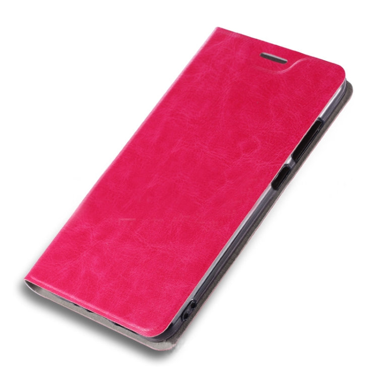 Crazy Horse Texture Horizontal Flip Shockproof Leather Case for OPPO AX5, with Holder