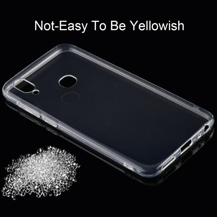 50 PCS 0.75mm Transparent TPU Case for Vivo V11i