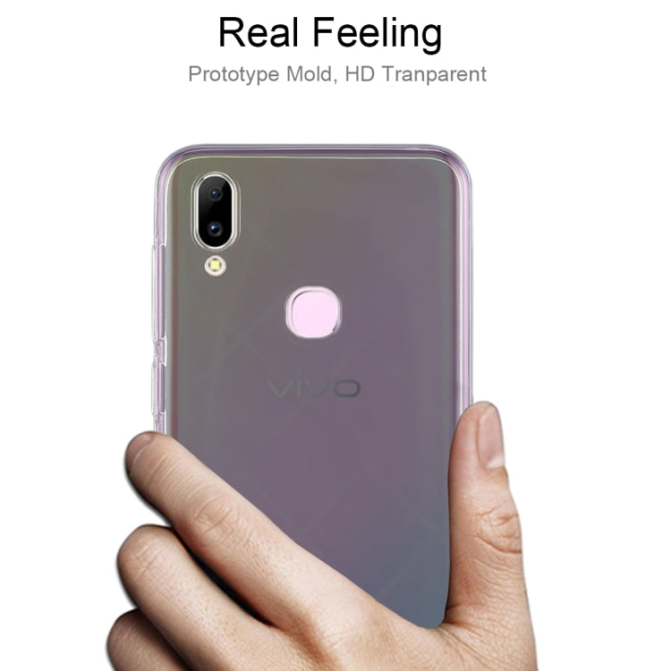 50 PCS 0.75mm Transparent TPU Case for Vivo Z3i