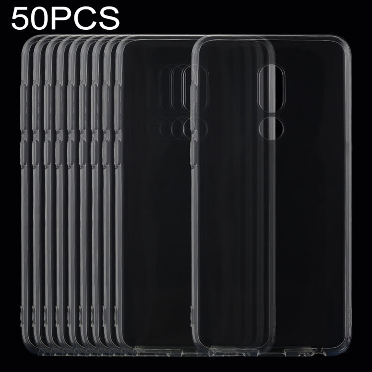 50 PCS 0.75mm Transparent TPU Case for Meizu V8