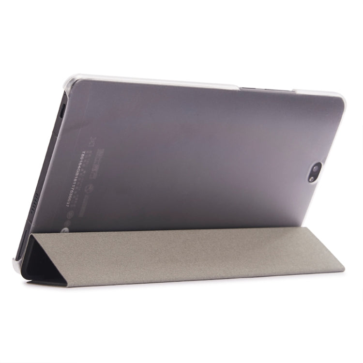 Frosted Texture Horizontal Flip PU Leather Case for Cube X1 / T801, with Three-folding Holder