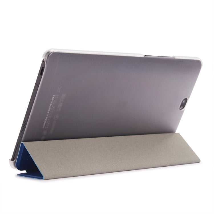 Frosted Texture Horizontal Flip PU Leather Case for Cube X1 / T801, with Three-folding Holder