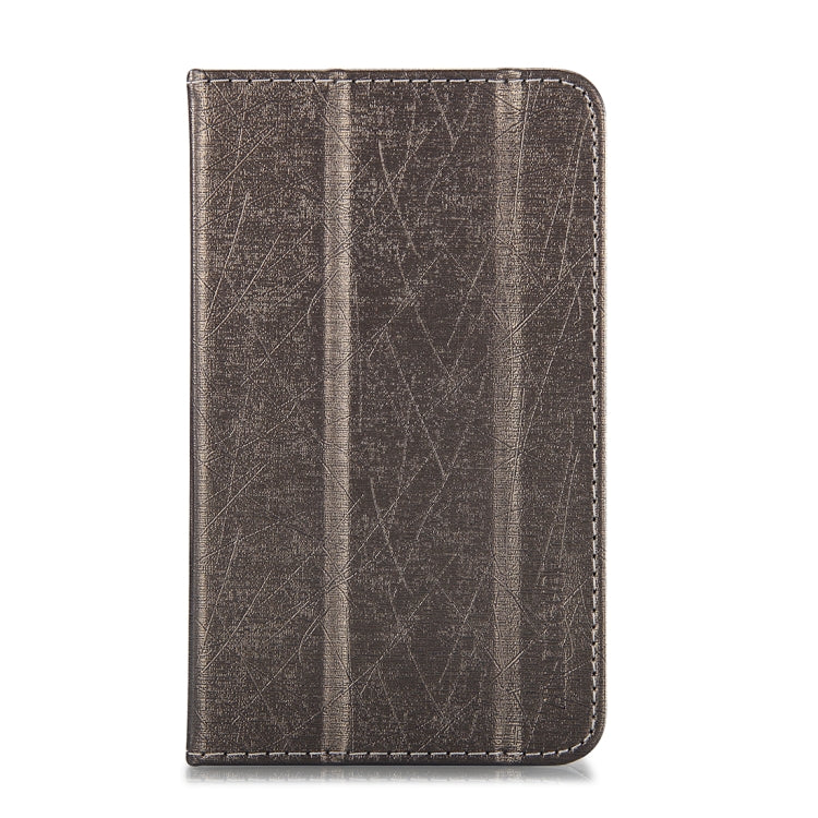 Steel Wire Texture Horizontal Flip Leather Case for Cube C1, with Three-folding Holder