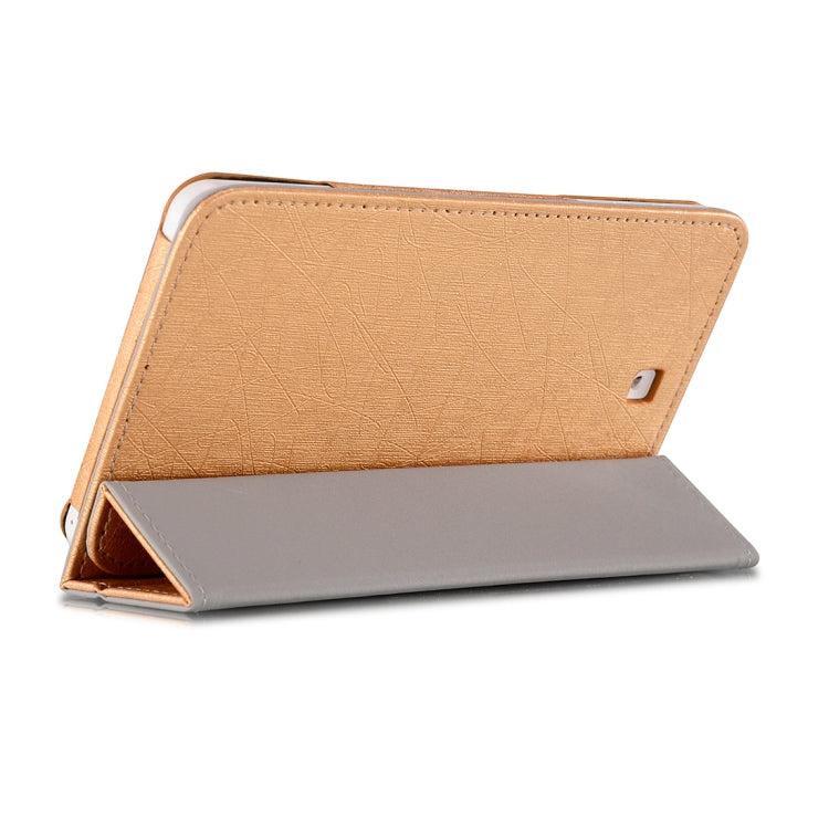 Steel Wire Texture Horizontal Flip Leather Case for Cube C1, with Three-folding Holder