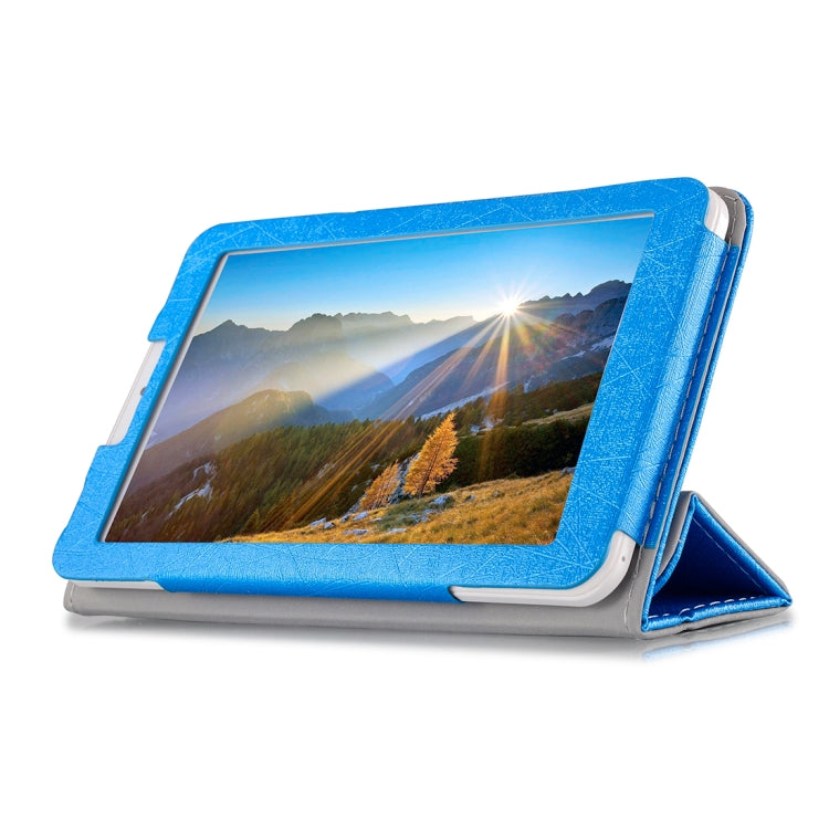 Steel Wire Texture Horizontal Flip Leather Case for Cube C1, with Three-folding Holder