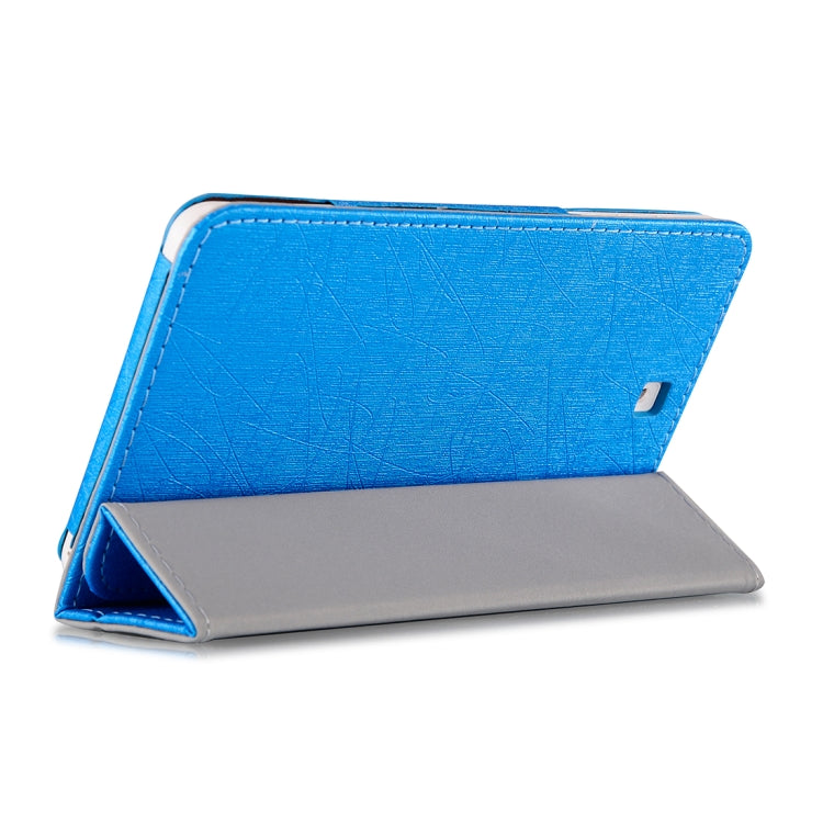 Steel Wire Texture Horizontal Flip Leather Case for Cube C1, with Three-folding Holder