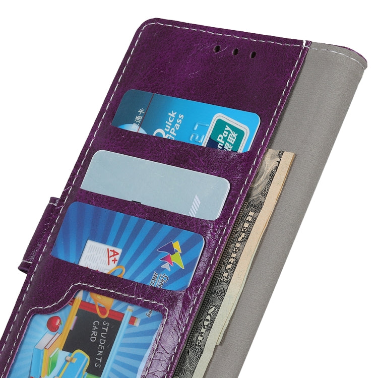 Retro Crazy Horse Texture Horizontal Flip Leather Case for Alcatel 1C (2019), with Holder & Card Slots & Photo Frame & Wallet