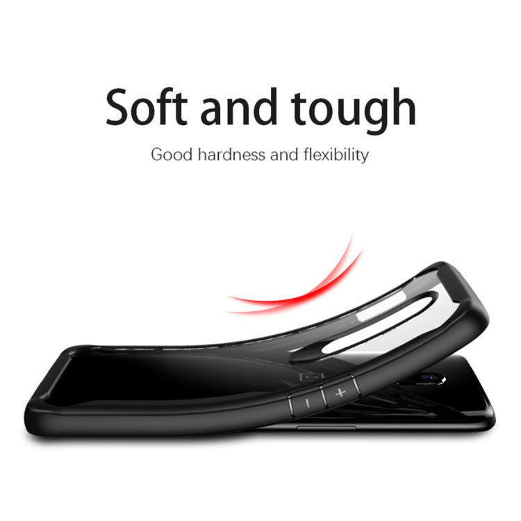 Transparent PC + TPU Full Coverage Shockproof Protective Case for OnePlus 6 (Grey)