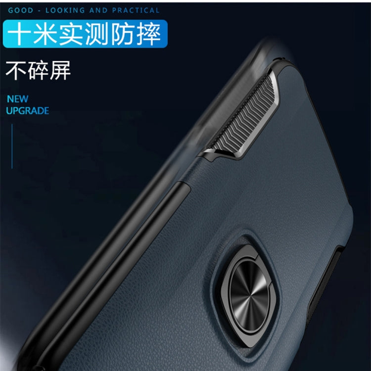 Shockproof Car Magnetic Case with 360 Degree Gold Armor Ring for VIVO V11