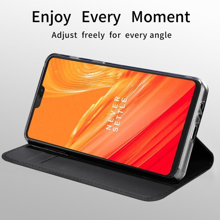 DZGOGO ISKIN Series Slight Frosted PU+ TPU Case for OnePlus 6