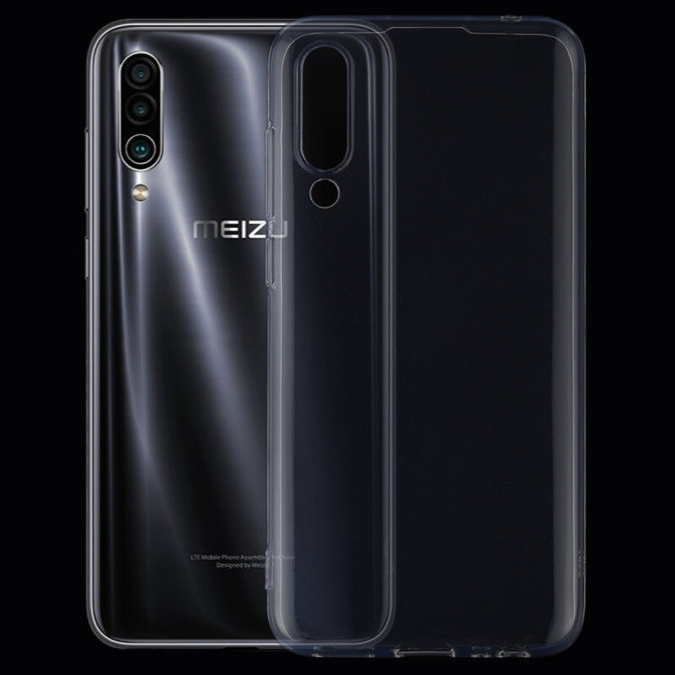 0.75mm Ultrathin Transparent TPU Soft Protective Case for Meizu 16Xs
