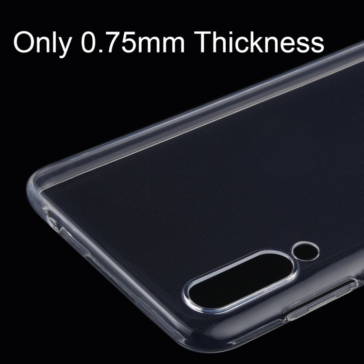 0.75mm Ultrathin Transparent TPU Soft Protective Case for Meizu 16Xs