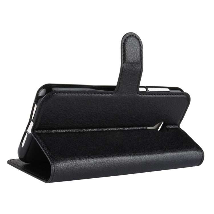 Litchi Texture Horizontal Flip Leather Case for Vodafone Smart N9 Lite / VFD 620, with Wallet & Holder & Card Slots