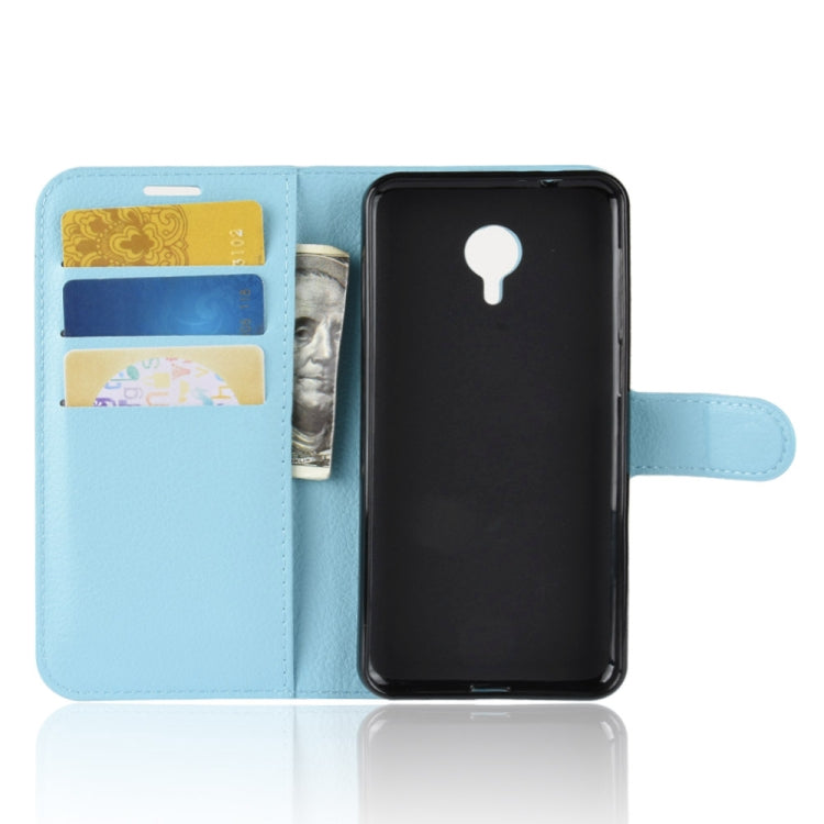 Litchi Texture Horizontal Flip Leather Case for Vodafone Smart N9 Lite / VFD 620, with Wallet & Holder & Card Slots