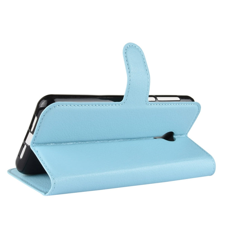 Litchi Texture Horizontal Flip Leather Case for Vodafone Smart N9 Lite / VFD 620, with Wallet & Holder & Card Slots