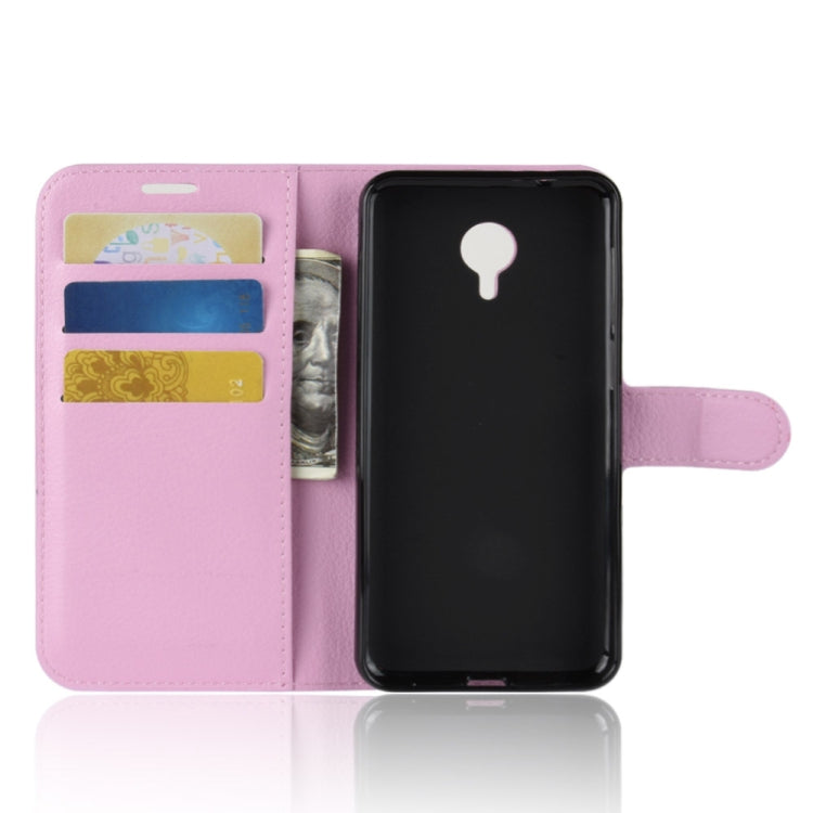 Litchi Texture Horizontal Flip Leather Case for Vodafone Smart N9 Lite / VFD 620, with Wallet & Holder & Card Slots