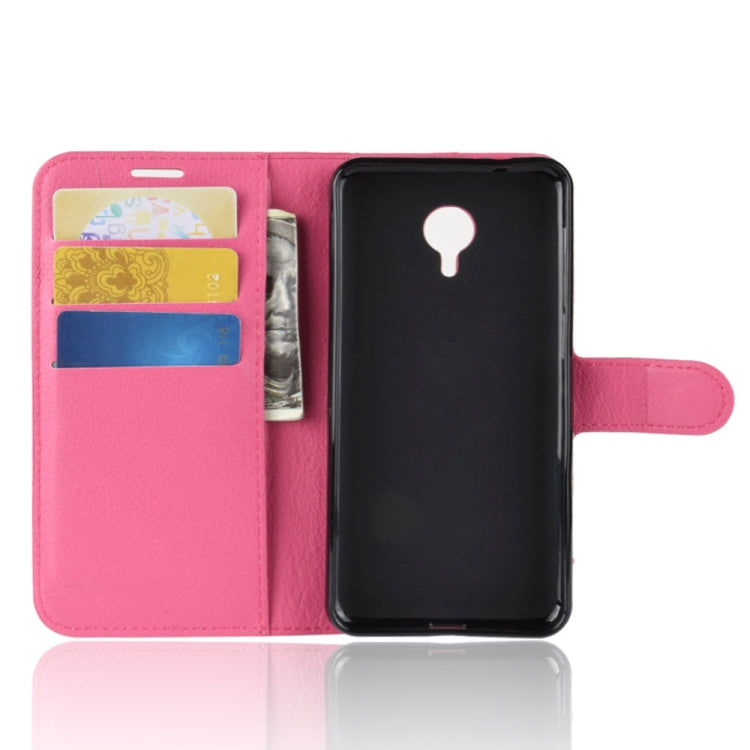Litchi Texture Horizontal Flip Leather Case for Vodafone Smart N9 Lite / VFD 620, with Wallet & Holder & Card Slots