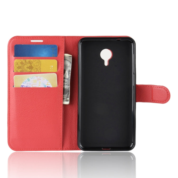 Litchi Texture Horizontal Flip Leather Case for Vodafone Smart N9 Lite / VFD 620, with Wallet & Holder & Card Slots
