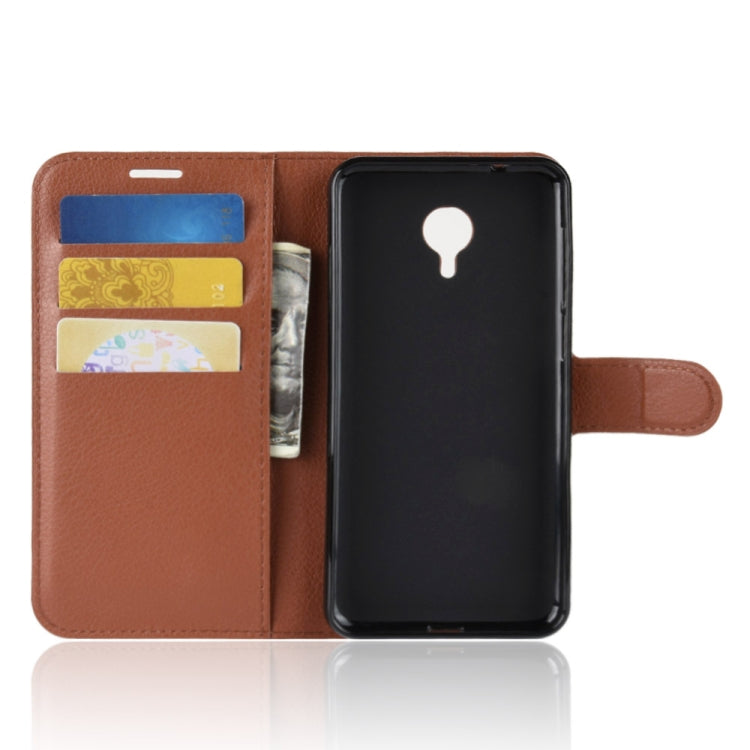 Litchi Texture Horizontal Flip Leather Case for Vodafone Smart N9 Lite / VFD 620, with Wallet & Holder & Card Slots