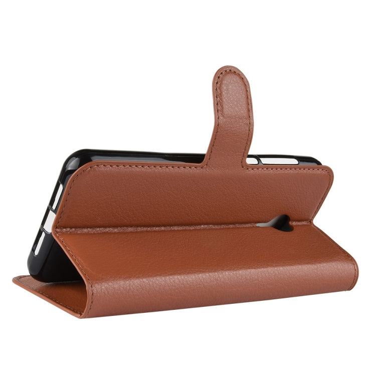 Litchi Texture Horizontal Flip Leather Case for Vodafone Smart N9 Lite / VFD 620, with Wallet & Holder & Card Slots