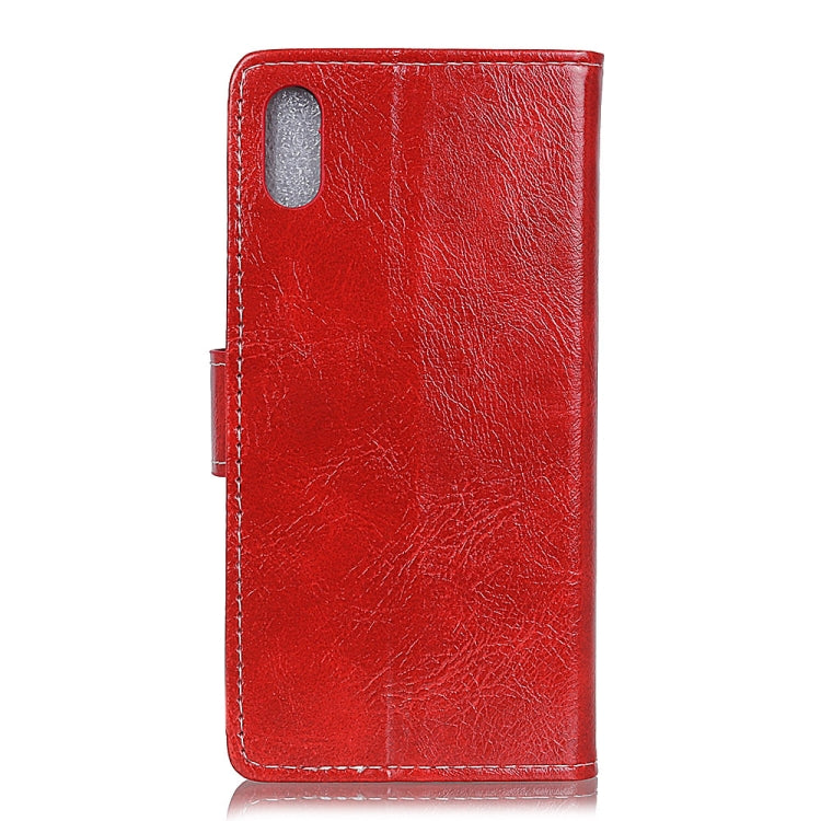 Retro Crazy Horse Texture Horizontal Flip Leather Case for DOOGEE X55, with Card Slots & Holder & Photo Frame