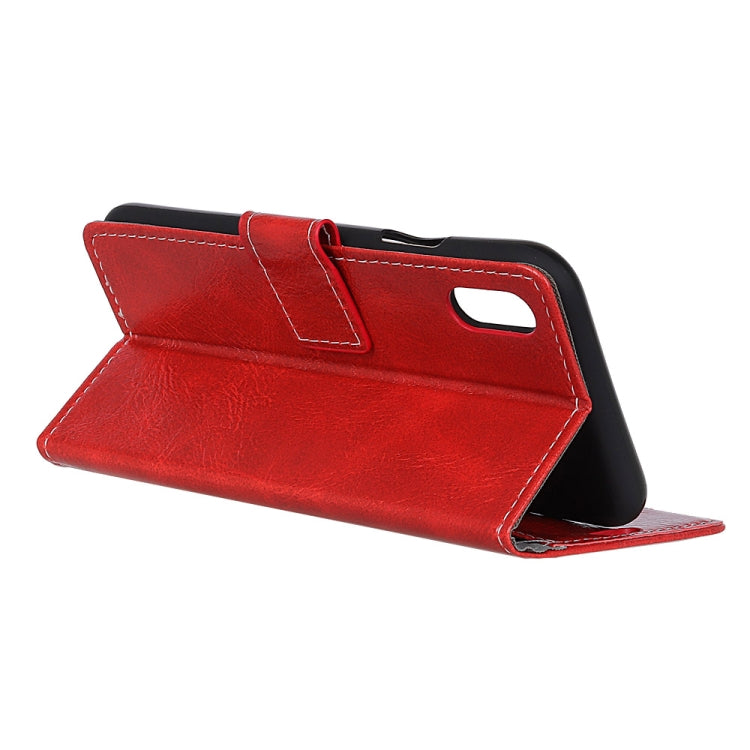 Retro Crazy Horse Texture Horizontal Flip Leather Case for DOOGEE X55, with Card Slots & Holder & Photo Frame