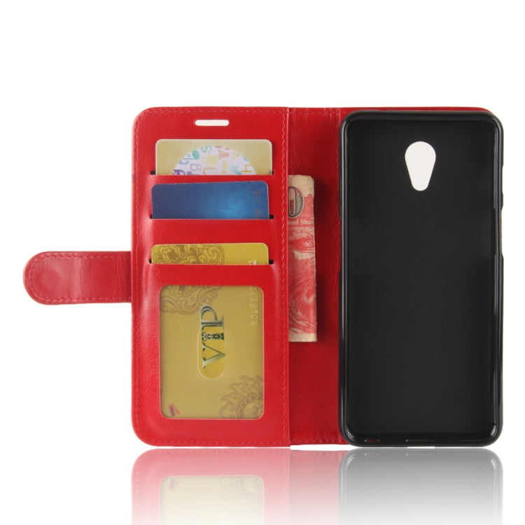 For Meizu Meilan M6s PU + TPU Crazy Horse Texture Horizontal Flip Leather Case with Wallet & Holder & Card Slots