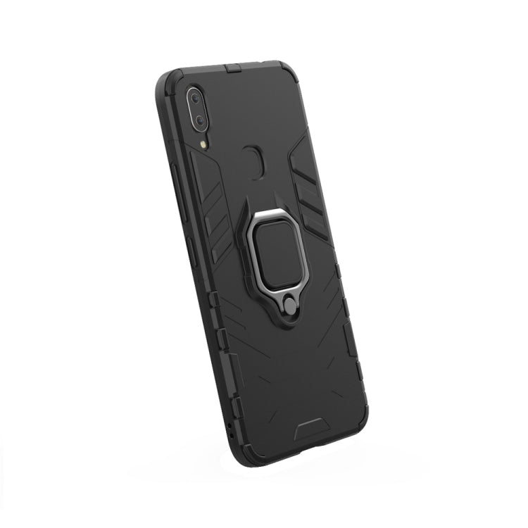 PC + TPU Shockproof Protective Case for Vivo X21i, with Magnetic Ring Holder