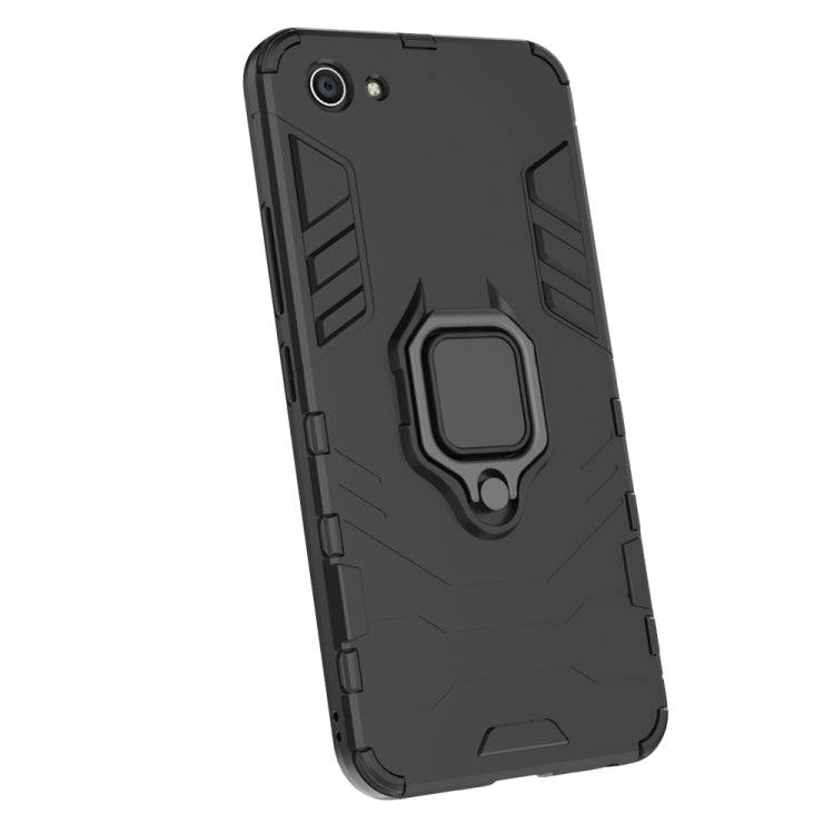 PC + TPU Shockproof Protective Case for Vivo Y83, with Magnetic Ring Holder