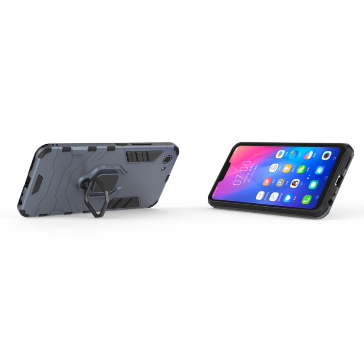 PC + TPU Shockproof Protective Case for Vivo Y83, with Magnetic Ring Holder