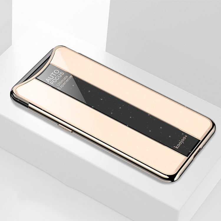 Electroplated Mirror Glass Case for OPPO Find X