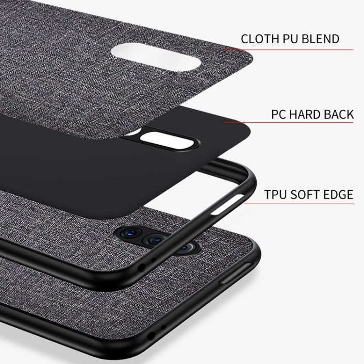 Shockproof Cloth Texture PC+ TPU Protective Case for Vivo X27