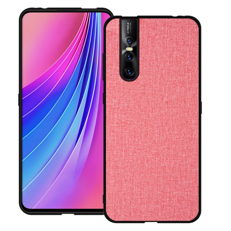 Shockproof Cloth Texture PC+ TPU Protective Case for Vivo V15 Pro