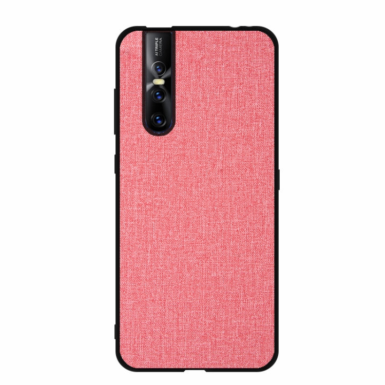 Shockproof Cloth Texture PC+ TPU Protective Case for Vivo V15 Pro