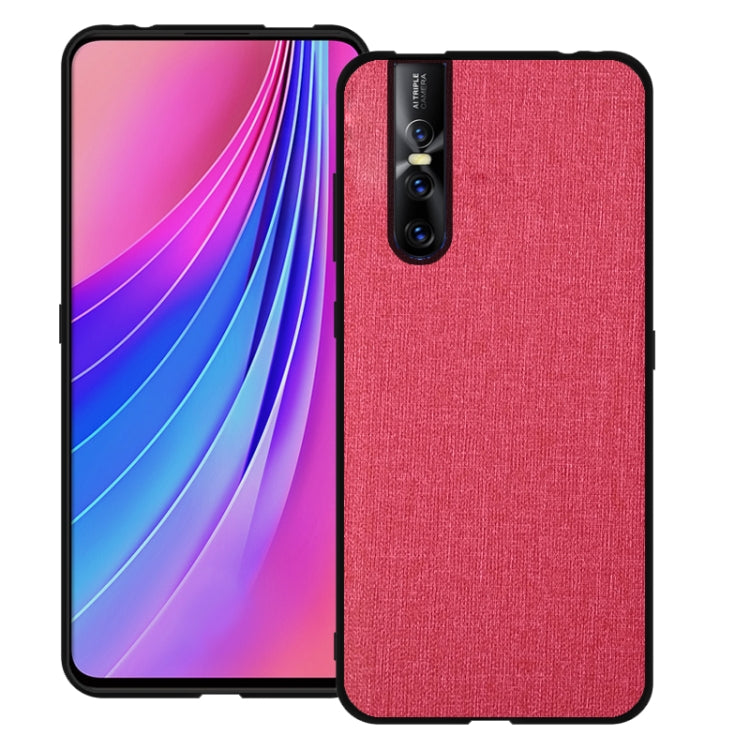 Shockproof Cloth Texture PC+ TPU Protective Case for Vivo V15 Pro