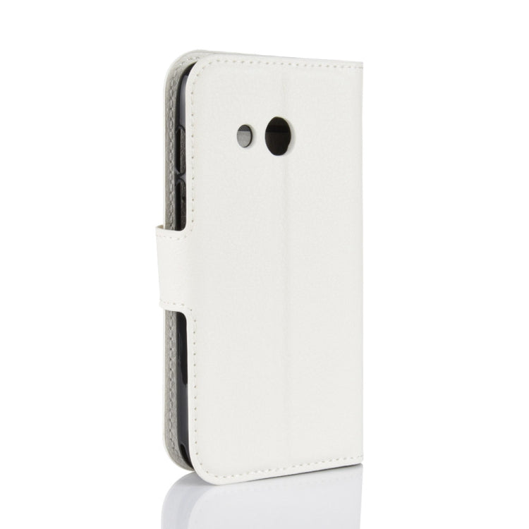 Litchi Texture Horizontal Flip Leather Case for Alcatel U3 3G, with Wallet & Holder & Card Slots