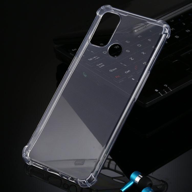 For OPPO A53 Four-Corner Shockproof Ultra-Thin Transparent TPU Case