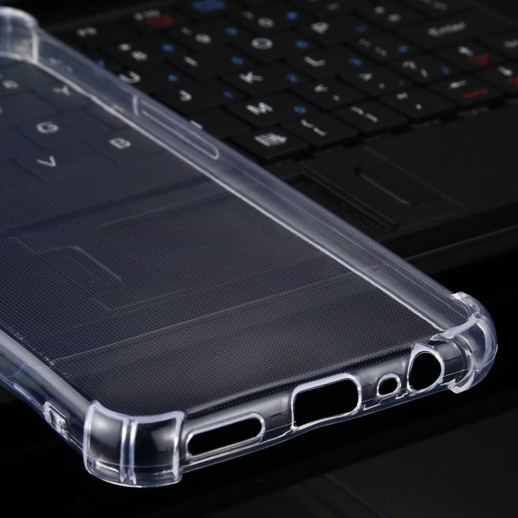 For OPPO A53 Four-Corner Shockproof Ultra-Thin Transparent TPU Case